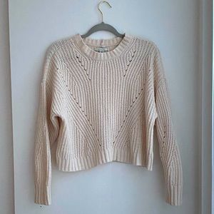 Cream American Eagle Sweater